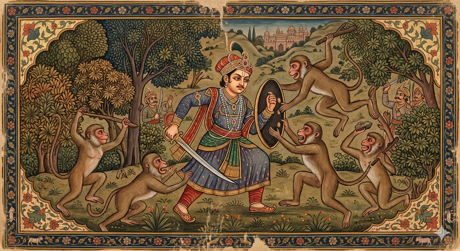 Prince Gajandra and the Fiendish Monkeys